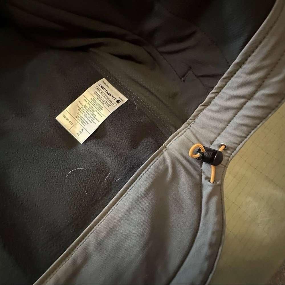 Carhartt Dark Gray Rain Defender Relaxed Fit Insulated Jacket Size XL - Picture 12 of 16